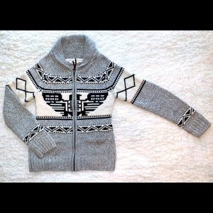 Knit Zip-up Sweater